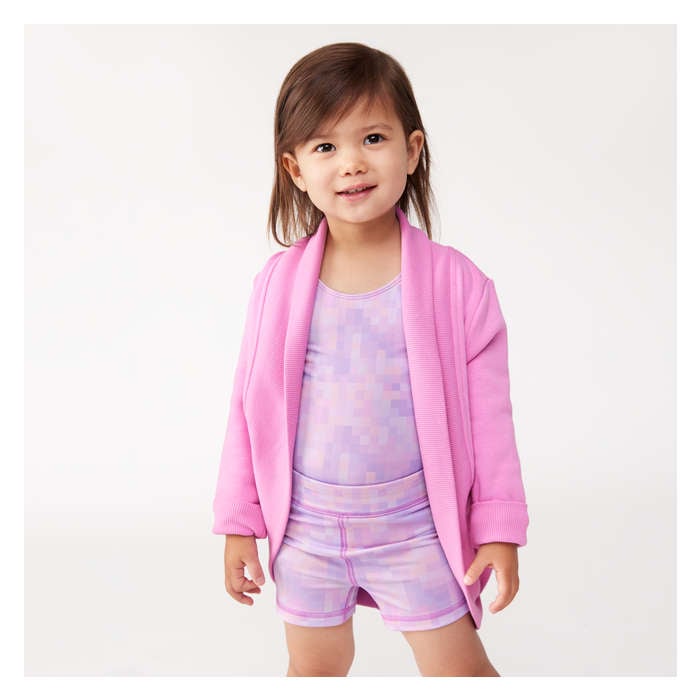 Toddler Girls' Active Fleece Cardigan